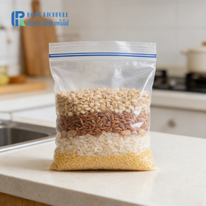 Food Grade <b>Plastic</b> Zipper <b>Bags</b> for Picnic Camping Custom Sizes Heat Resistant Moisture-Proof PE Material for Baby Food <b>Storage</b> - Product Image 3