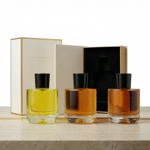 FactoryWholesale Luxury Cylinder Crimp Neck Refillable Perfume <b>Bottles</b> Magnet Cap 50ml 100ml Cologne Pump <b>Sprayer</b> Fine Mist Spra - Product Image 1