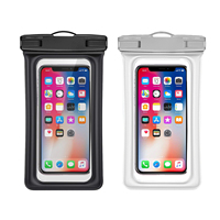 IPX8 flottant étanche support pour téléphone pochette réglable cou lanière téléphone pochette téléphone sacs secs pour vacances plage piscine natation