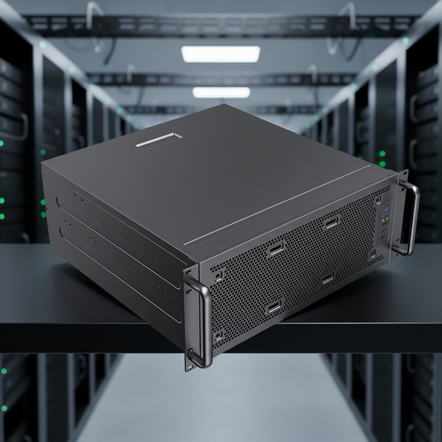 Sohoo-4U Mid Tower ATX Rackmount Server Chassis DIY PC Case High Water Cooling Compatible Stock