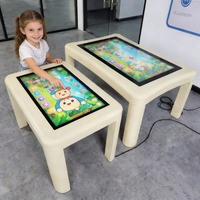 Mesa de Juego Interactiva Táctil Inteligente Multicolor con Tubos para Niños y Adolescentes, Uso Escolar y Doméstico, Personalizable con Altura Ajustable