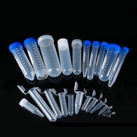 Chine fabricants bouchon à vis en plastique stérile 15 ml 15 ml 50 ml 50 ml tube à centrifuger conique test de laboratoire faucon