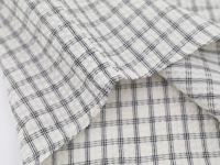Benutzer definierte Siebdruck Logo Boxy Retro T-Shirt Plaid Shirt Schwere Herren gestreifte bedruckte Bottom-up Polo Karierte Shirts für Männer