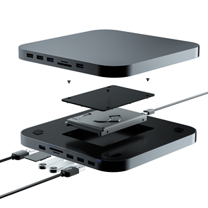 Hub M1/<span class=keywords><strong>M2</strong></span> para <span class=keywords><strong>Mac</strong></span> Mini, Carcasa para Disco Duro <span class=keywords><strong>Apple</strong></span> M1, Puerto SATA, Carcasa para Disco Duro HDD para <span class=keywords><strong>Mac</strong></span> Mini, Estación de Acoplamiento - Product Image 6