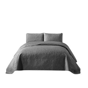 Colcha ultrasónica de lujo transpirable para Hotel <span class=keywords><strong>y</strong></span> hogar, funda de cama suave <span class=keywords><strong>y</strong></span> sencilla - Product Image 2