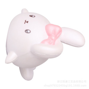 Pu Foam Slow <b>Rebound</b> Rabbit Whale Toy For Kids Age 2 To 4 Years Unisex Fidget Toy - Product Image 4