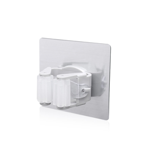 1 pièce de supports décoratifs pour serpillière et <span class=keywords><strong>balai</strong></span>, organiseur de rangement de salle de bains, Clip de toilette, support <span class=keywords><strong>mural</strong></span> de <span class=keywords><strong>balai</strong></span> - Product Image 4