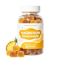 Gommes de Gluconate de Magnésium 200mg par Portion pour la Relaxation, l'Énergie et le Soutien Prénatal – Complément Vitaminique Sans Sucre