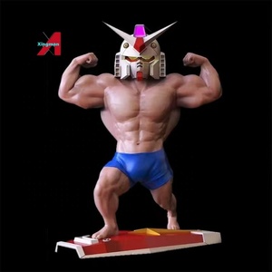 Bodybuilder musclé Anime Figure LED Statue Modèle Body Art Décor Cadeau - Product Image 6