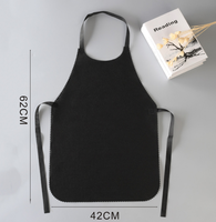 Tablier à bavette non tissé jetable bon marché avec logo personnalisé imprimé