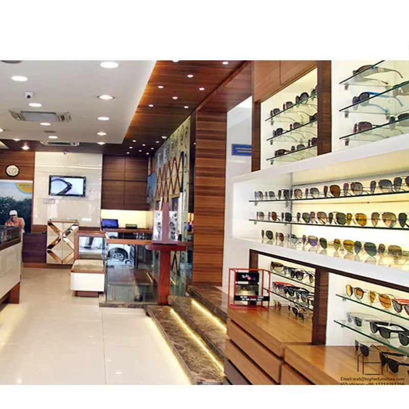 Centro commerciale ottico negozio Display mobili occhiali da parete scaffale per occhiali da vista