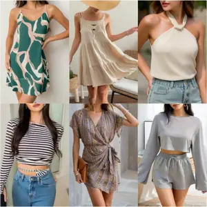 Nuevo Stock de Vestidos Largos de Verano para Mujer, Tops de Moda, Poliéster QZ-008, Origen CN/GUA, Ropa al por Mayor, Excedentes de Ropa - Product Image 5