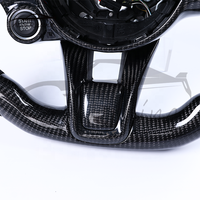 Volant en fibre de carbone personnalisé Alcantara d'Italie pour Alfa Romeo Giulia QV Stelvio 2015-2020 avec bouton de démarrage