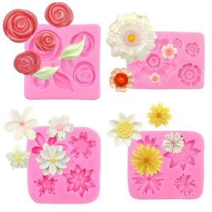 Molde de Silicona para Resina con Logotipo Personalizado, 4 Tipos Diferentes de Moldes de Encaje con Forma de Flor, OEM/ODM - Product Image 2