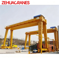 Grue portique à double poutre européenne personnalisée de 50 tonnes, grue portique extérieure de 30 tonnes et 70 tonnes avec cabine de commande certifiée CE ISO