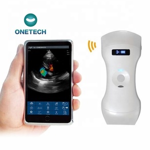 B26G 192 Elements <strong>Handheld</strong> Wireless Color <strong>Doppler</strong> Ultrasound Abdominal <strong>Vascular</strong> Cardiac Probe Machine - Product Image 1