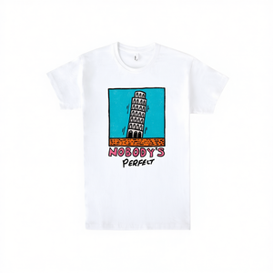 เสื้อยืด Nobody's Perfect สีขาว ลายกราฟิก สำหรับผู้ใหญ่ ไซส์ M - Product Image 2