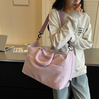 Sac de voyage léger grande capacité pour courts séjours, avec compartiment humide/sec, sac de sport à fermeture éclair, sac de voyage portable unisexe