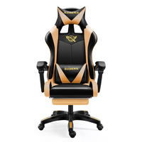 Fauteuil de gaming moderne en cuir PU avec haut-parleurs RGB, acier inoxydable, rembourrage en éponge, OEM, vente chaude, chinois, 7 points d'appui