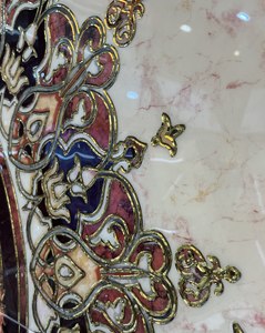 Phật sơn mạ bạc vàng tráng men sứ gạch Thảm 120x120 Sứ đánh bóng pha lê Câu Đố gạch thảm cho sàn - Product Image 3