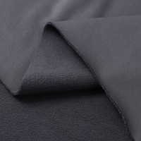 Tela Softshell Interlock 100% Poliéster, Transpirable, Repelente al Agua, Tela de Forro Polar Laminado de 3 Capas