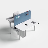 Table d'ordinateur en bois ergonomique moderne de haute qualité et durable, bureau assis-debout, réglable en hauteur électriquement, mobilier de bureau