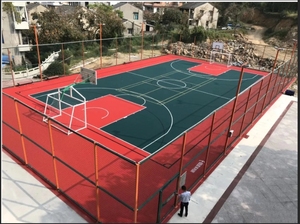 Clôture et <span class=keywords><strong>portail</strong></span> en treillis métallique galvanisé à chaud et revêtu de PVC de haute qualité <span class=keywords><strong>pour</strong></span> terrains de football et de basketball à vendre - Product Image 6