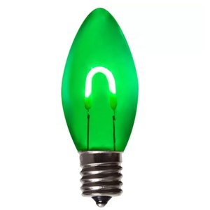 Hàng Mới Về C9 Đèn <span class=keywords><strong>LED</strong></span> Dây Tóc Linh Hoạt Bóng Đèn Thủy Tinh Trong Suốt Phong Cách Cổ Điển 2020 - Product Image 5