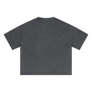 เสื้อแขนสั้นผ้าฝ้ายแท้ทรงหลวมสไตล์เรโทรคุณภาพสูงแบบใหม่สำหรับฤดูร้อน ระบายอากาศได้ดี เหมาะสำหรับใส่ลำลองแนวสตรีท - Product Image 4