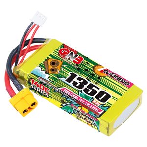Gaoneng Gnb 1350Mah 7.4V 2S 140c Xt60 Lipo Batterij Hoge Prestaties Rc Hobby Lithium Polymeer Soft Pack Racing Fpv Drone - Product Image 1
