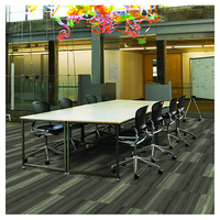 Vente de liquidation, prix bas, moquette en nylon de haute qualité, boucle en boucle, pour hall d'entrée, bureau, banque, hôtel, couloir, carreaux de moquette