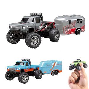 Mini voiture télécommandée RC 1/64 avec lumière LED pratique, en alliage, nouveau jouet pour enfants, avec fonctions d'absorption des chocs, cadeau parfait pour les enfants - Product Image 1
