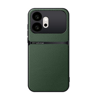 Étui de téléphone antichoc robuste en TPU+PC pour Honor 600 Pro/600 Lite, coque arrière en cuir premium avec grip antidérapant