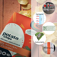Sac de café à biscuits de qualité alimentaire biodégradable compostable PET Composite aluminisé pour gelée de lait Chewing-gum Aliments en conserve PLA
