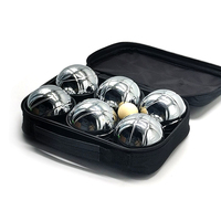 Boules de pétanque en acier inoxydable, marque Strue, couleur argent, origine Chine, logo personnalisé, certifiées EN71, loisirs de plein air, balles de squash