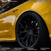 Jantes ZKR en alliage d'aluminium forgé à profil profond 17-21 pouces, sur mesure pour SF90, Audi, Tesla haute performance
