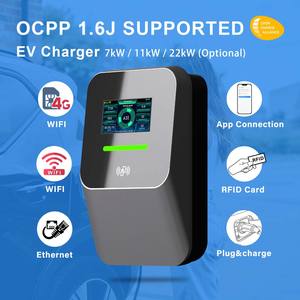 Estación de Carga Pública para Vehículos Eléctricos (VE) de 22kW CA Tipo 2 y 11kW, Protocolo OCPP, para Hogar y Reino Unido - Product Image 2