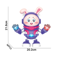 Juguete Educativo para Bebés con Forma de Animal de Dibujos Animados, Robot Bailarín, Juguete Eléctrico para Caminar con Luces y Música
