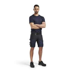 BLAKLADER - 179818608699C48 Craftsman <b>shorts</b> with <b>stretch</b> Dark navy/Black - EAN 7330509881606 <b>WORK</b> TROUSERS <b>WORK</b> <b>SHORTS</b> - Product Image 3