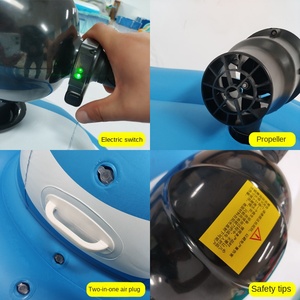 Şişme Jet Ski Havuz Şişmeleri Çocuklar için Elektrikli Şişme PVC Kayak Yat Çocuk Parkı Su Sporları Kullanımı için - Product Image 6