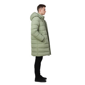 Chaqueta Bomber de Invierno con Capucha para Hombre, de Lona Teñida Lisa, Impermeable, Transpirable, Ecológica, Ligera, Cálida, Protección Durante Todo el Día - Product Image 4