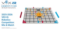 Perlengkapan Skor Musim VEX IQ2025 Kain Brokat Campur dan Padu 100% Akrilik Tahan Gesekan untuk Robotika Edukatif