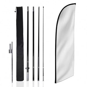 ธงขนนกพิมพ์ลายดิจิทัลตามสั่ง สำหรับใช้งานกลางแจ้งและเกษตรกรรม ธงชายหาด - Product Image 6