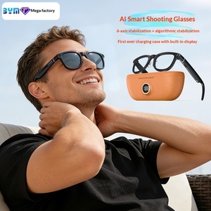 Gafas Inteligentes X01 Ultra Negras 1080P IPX-5 Resistentes al Agua con Carga Reversible, Control Táctil, Activación por <span class=keywords><strong>Voz</strong></span>, Reproducción de Música, Chat GPT - Product Image 2