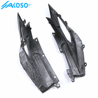 Akoso 3k Serat Karbon Penutup Bagian Dalam Ekor Belakang Sepeda Motor untuk Mt09 Fz09 Mt-09 Fz-09 2014-2020