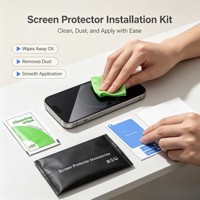 Protections d'écran, lingettes nettoyantes jetables à l'alcool, papier kraft, microfibre pour ordinateur, téléphone, verres de lunettes - Durée de conservation de 2 ans