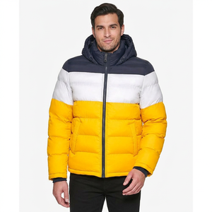 Men's Puffer <b>Jackets</b> Warm Winter Coat Water-Repellent Windbreaker Insulated <b>Packable</b> <b>Jacket</b> with pockets - Product Image 1