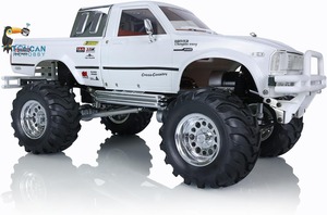 Camionnette RC 4x4 HG P407 1/10 blanche, transmission 3 vitesses, châssis métallique, carrosserie ABS rigide, RTR, crawler à couple élevé <span class=keywords><strong>pour</strong></span> adulte - Product Image 2