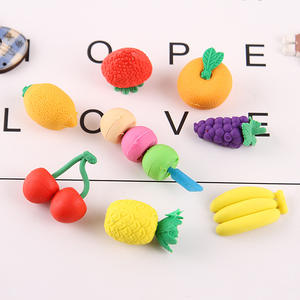 Fruit Animal Shaped 3D <b>Eraser</b> Promotional Stationery Gift Cartoon Pencil <b>Eraser</b> Fancy Cute Kids Erase Rubber 2022 - Product Image 6