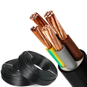 H05VV-F聚氯乙烯绝缘RVV 2 / 3/4芯铜线导体建筑用RVV电缆